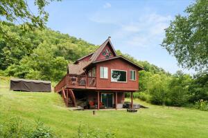 Kickapoo River home for sale at 12792  River Rd in Clayton Wisconsin