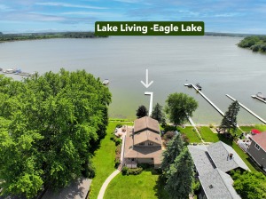 Eagle Lake home for sale at 23235 N Shore Dr in Dover Wisconsin