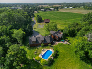 Creek Pond home for sale at W395S3611  Hardscrabble Rd in Ottawa Wisconsin