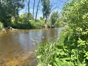 river and ponds home for sale at N6282  River Heights Dr in Plymouth Wisconsin