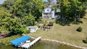 Wallace Lake home for sale at 7184  Pleasant Dr in West Bend Wisconsin