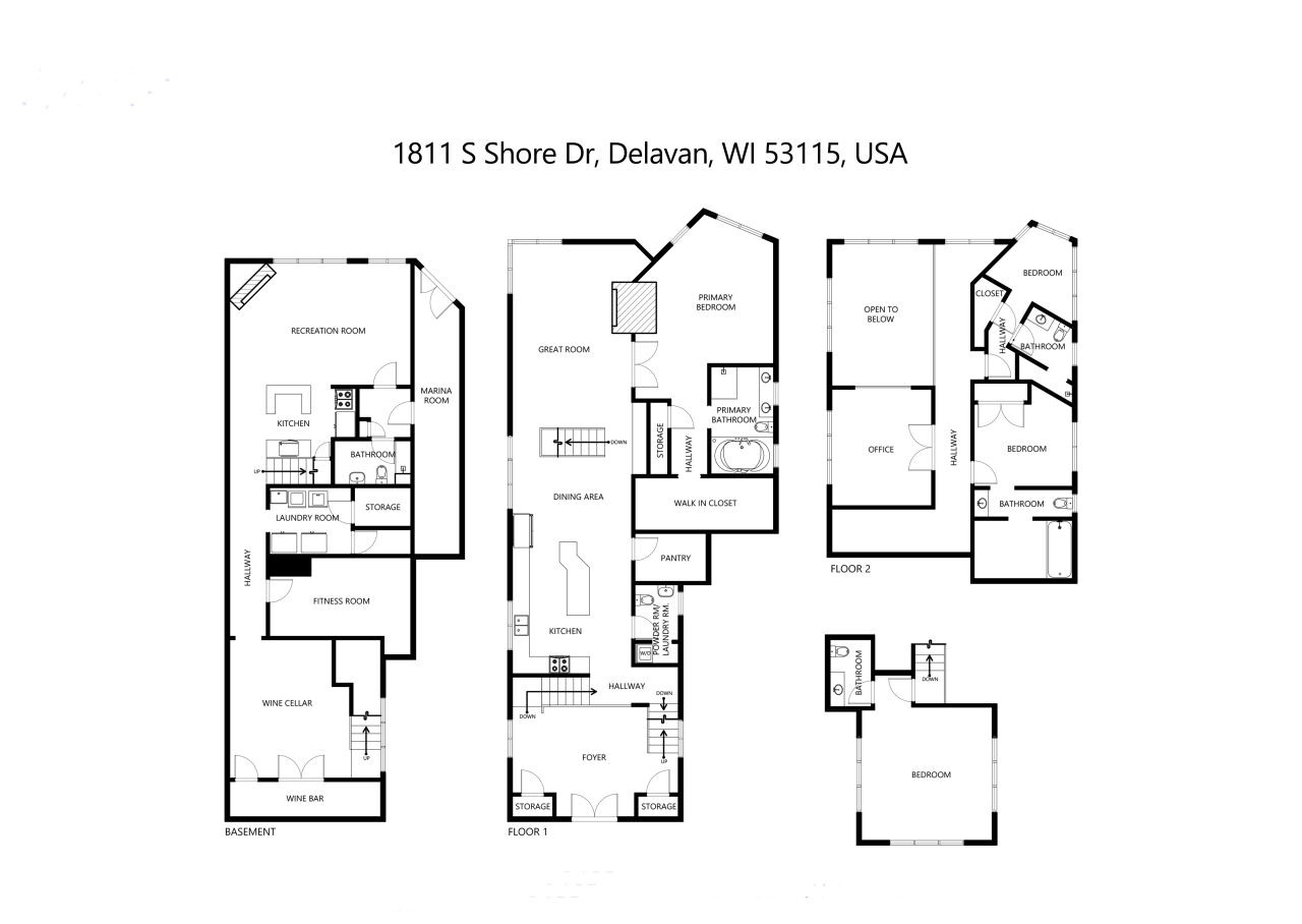 Wisconsin Lake Home for sale (MLS#: 1869525) at 1811  South Shore Dr, in Delavan, Wisconsin. (65 of 66)