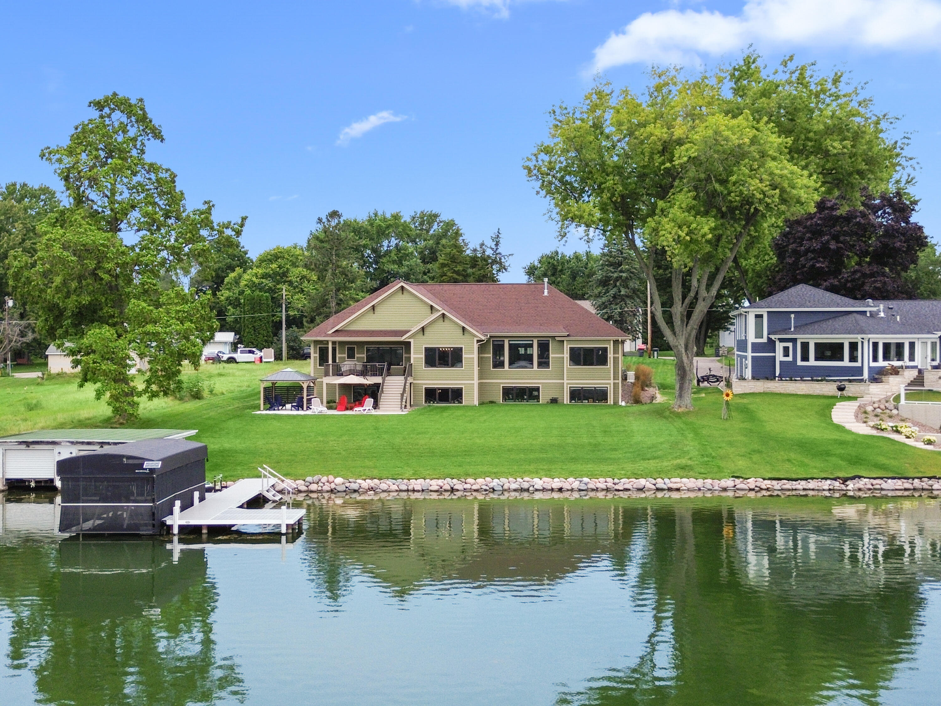 Wisconsin Lake Home for sale (MLS#: 1886564) at W1411 N Blue Spring Lake Dr, in Palmyra, Wisconsin. (1 of 49)