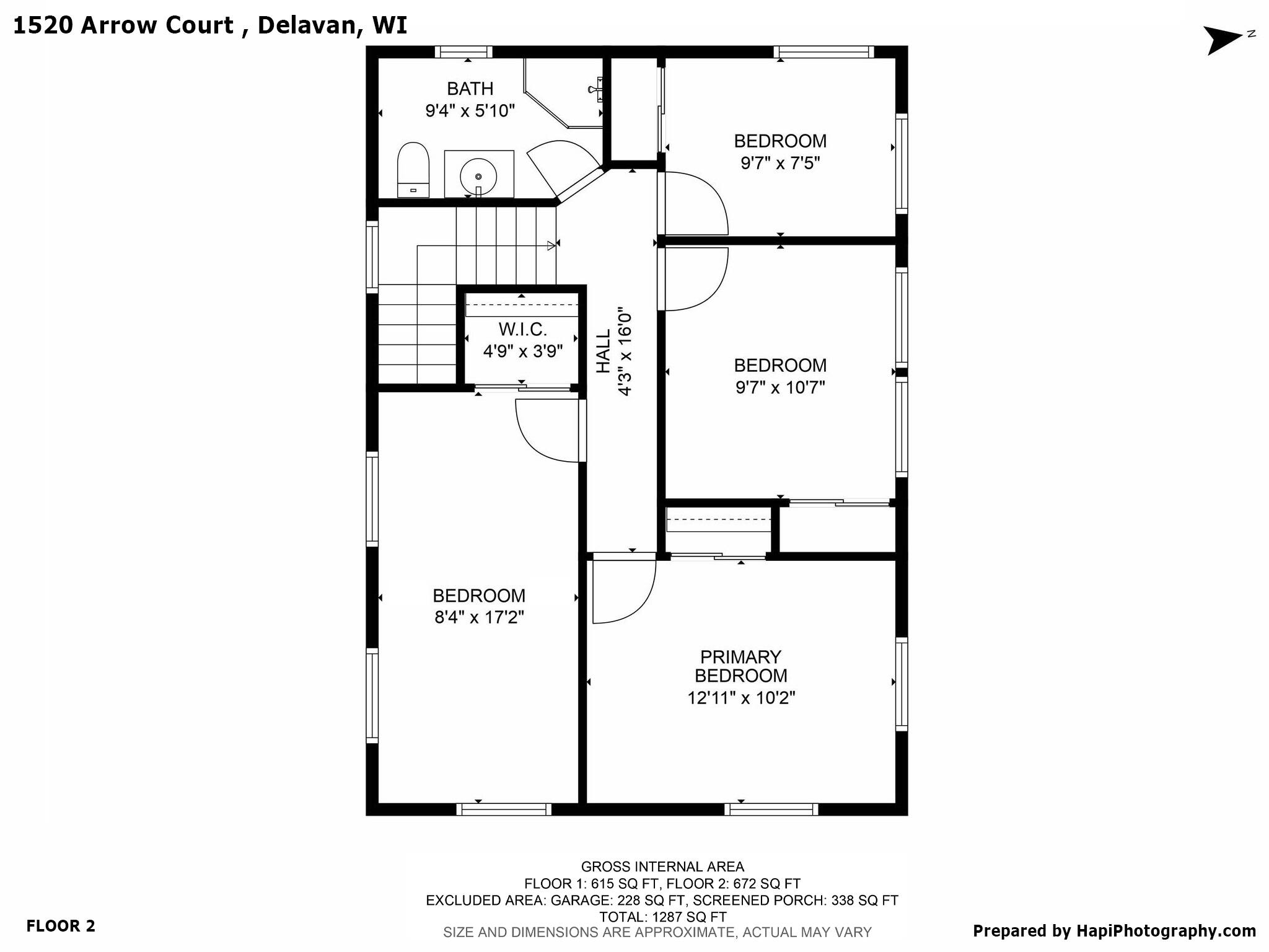 Wisconsin Lake Home for sale (MLS#: 1888698) at 1520  Arrow Ct, in Delavan, Wisconsin. (32 of 32)