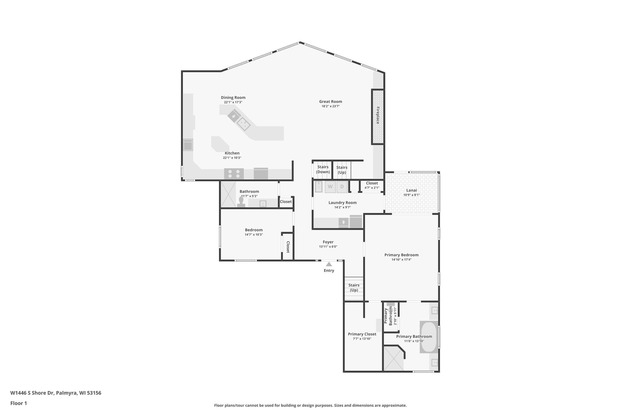 Wisconsin Lake Home for sale (MLS#: 1920640) at W1446  South Shore Dr, in Palmyra, Wisconsin. (91 of 92)
