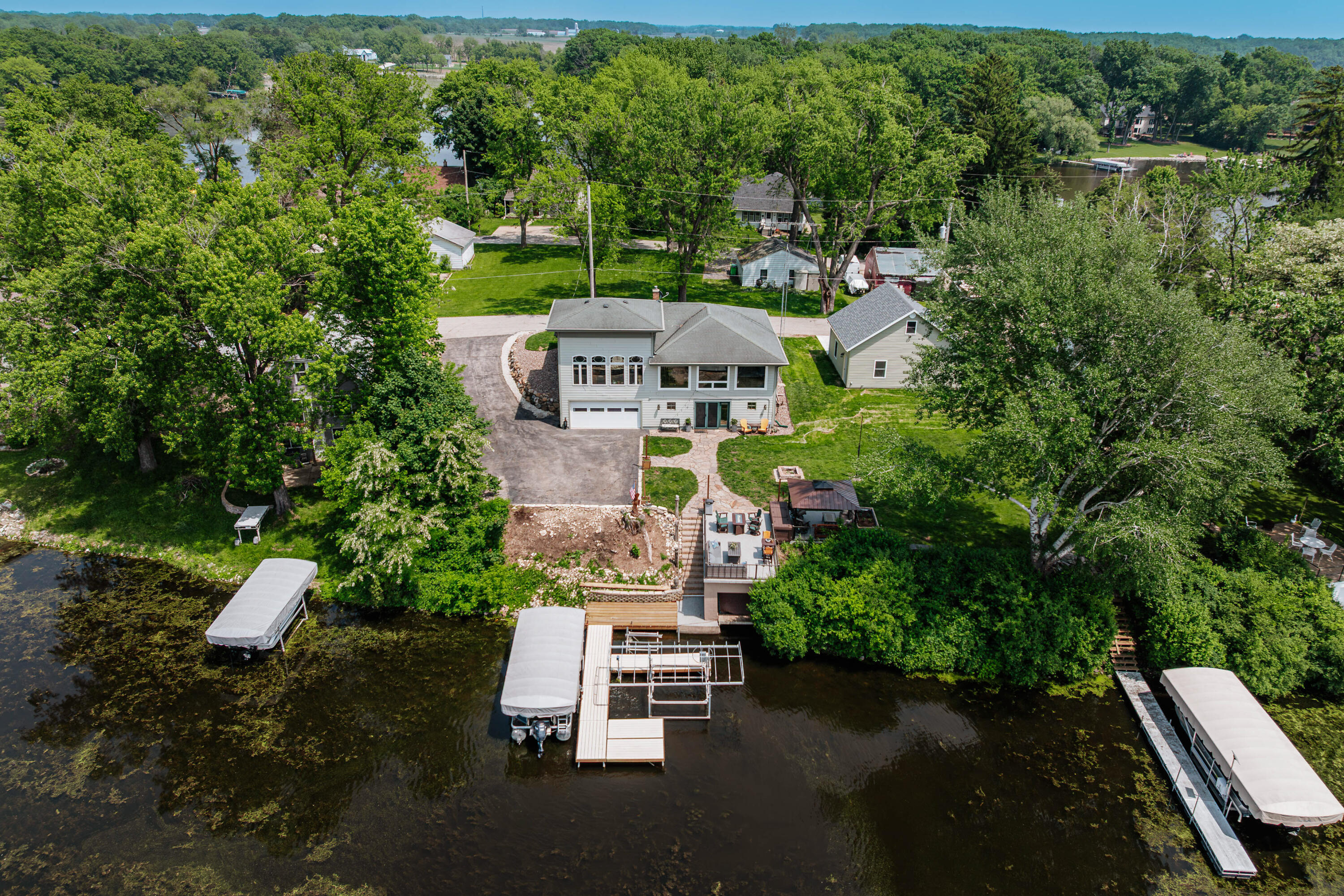 Wisconsin Lake Home for sale (MLS#: 1921300) at 5420 W Peninsula Dr, in Waterford, Wisconsin. (60 of 60)