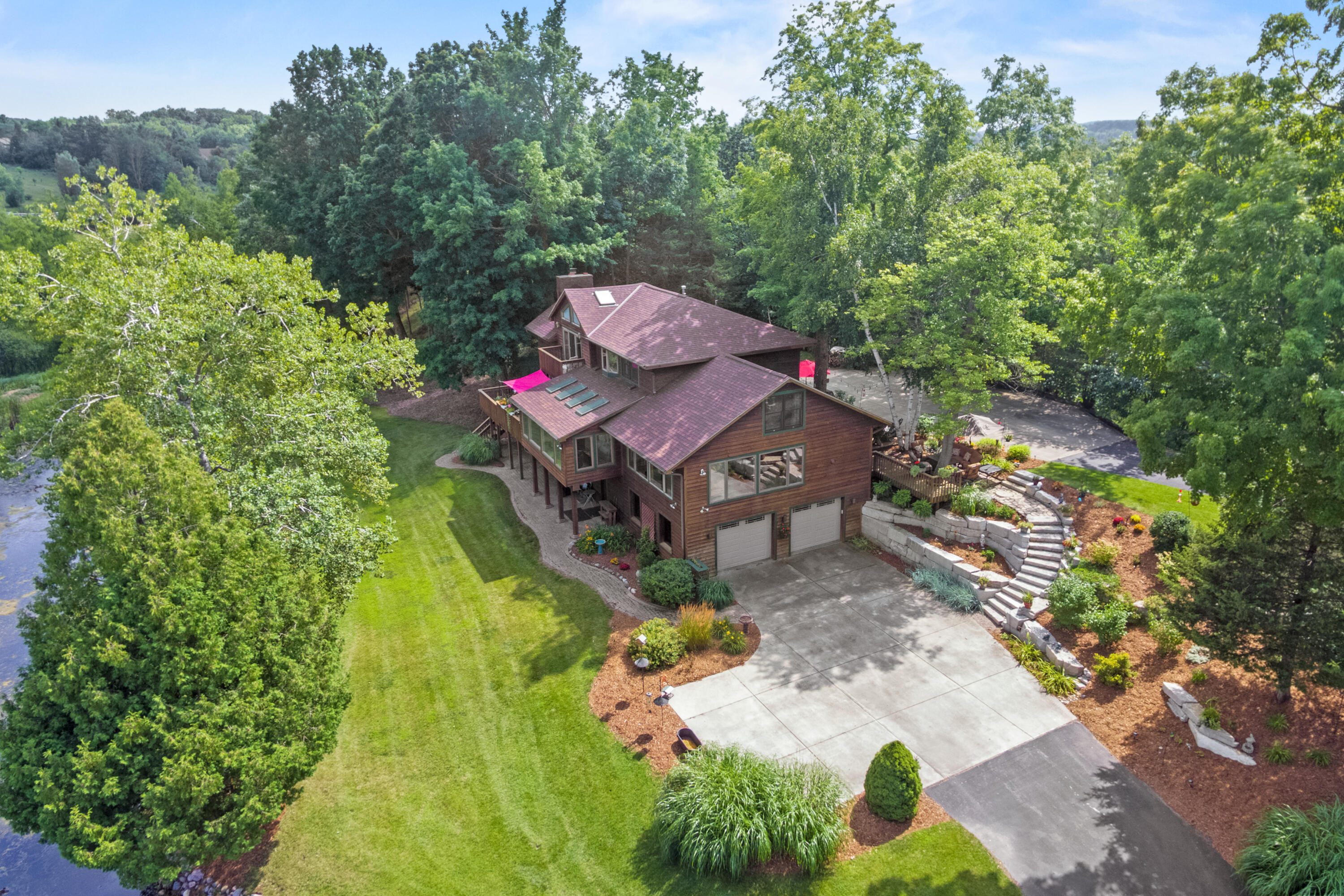 Wisconsin Lake Home for sale (MLS#: 1929388) at 6215  Riesch Rd, in West Bend, Wisconsin. (1 of 71)